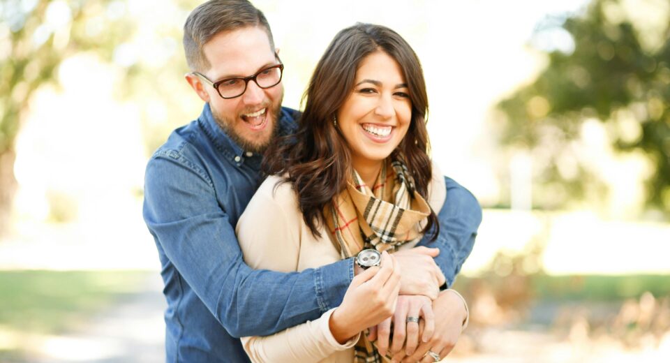 A picture of young couple