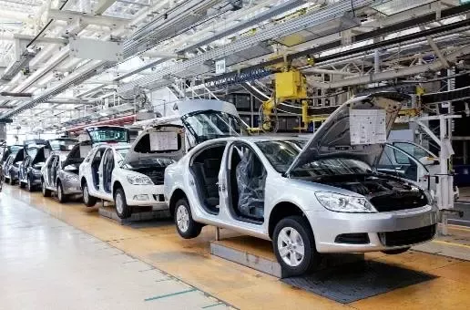 A Car production factory in Africa