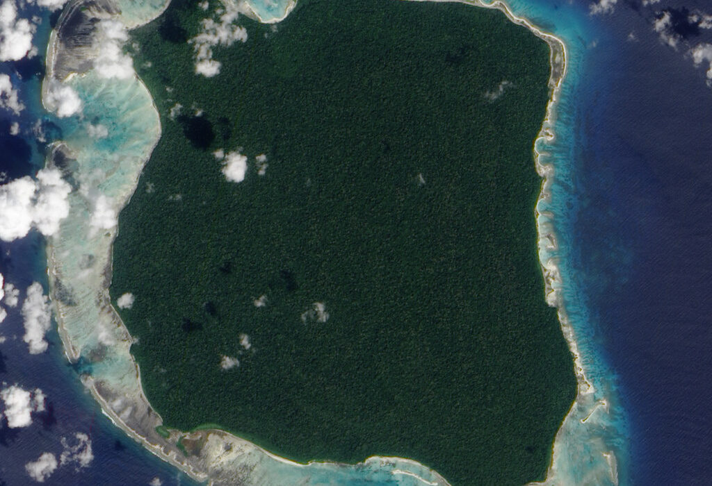 A picture of North Sentinel island