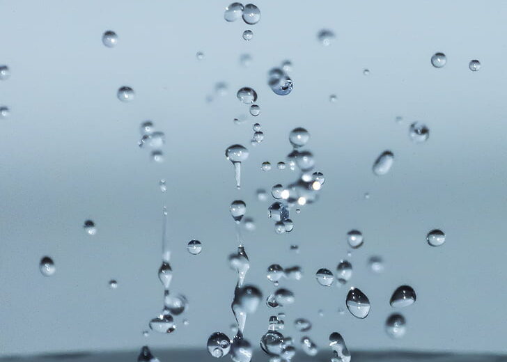 A picture of some drop of water