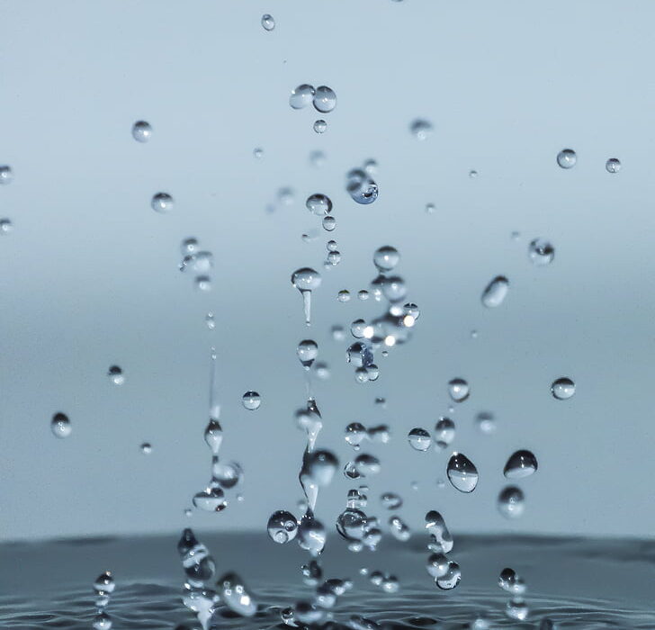 A picture of some drop of water