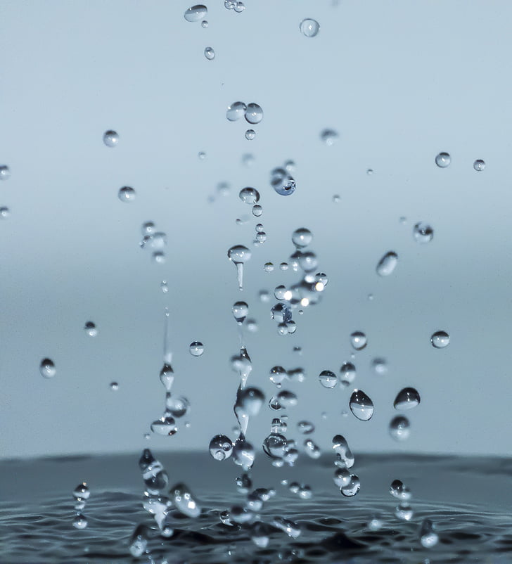 A picture of some drop of water